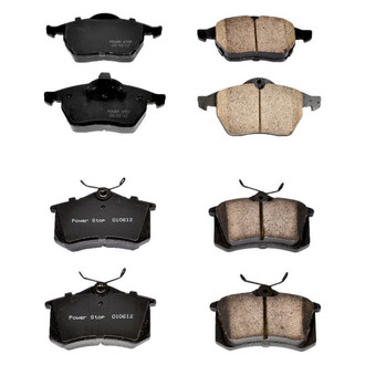 PowerStop® - Z16 Evolution Clean Ride Ceramic Front and Rear Disc Brake Pad Set