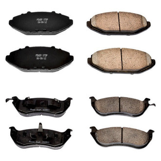 PowerStop® - Z16 Evolution Clean Ride Ceramic Front and Rear Disc Brake Pad Set