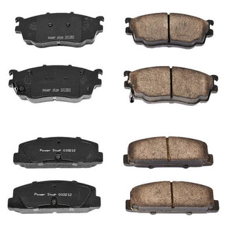 PowerStop® - Z16 Evolution Clean Ride Ceramic Front and Rear Disc Brake Pad Set