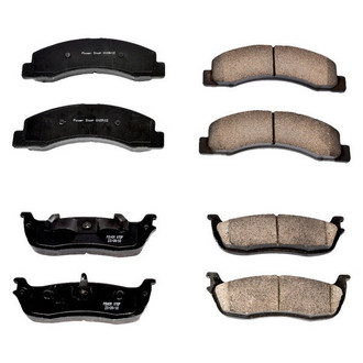 PowerStop® - Z16 Evolution Clean Ride Ceramic Front and Rear Disc Brake Pad Set