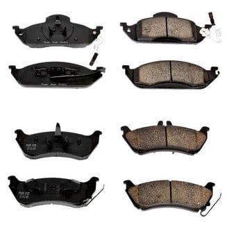PowerStop® - Z16 Evolution Clean Ride Ceramic Front and Rear Disc Brake Pad Set
