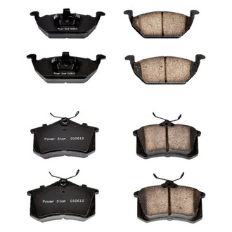 PowerStop® - Z16 Evolution Clean Ride Ceramic Front and Rear Disc Brake Pad Set
