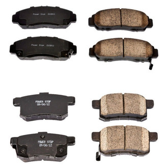 PowerStop® - Z16 Evolution Clean Ride Ceramic Front and Rear Disc Brake Pad Set