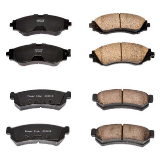 PowerStop® - Z16 Evolution Clean Ride Ceramic Front and Rear Disc Brake Pad Set