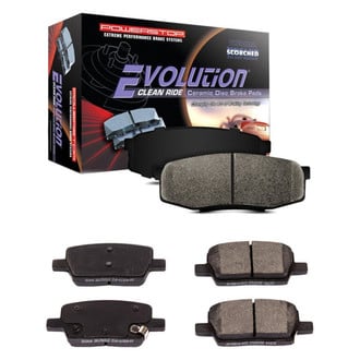 PowerStop® - Z16 Evolution Clean Ride Ceramic Front and Rear Disc Brake Pad Set
