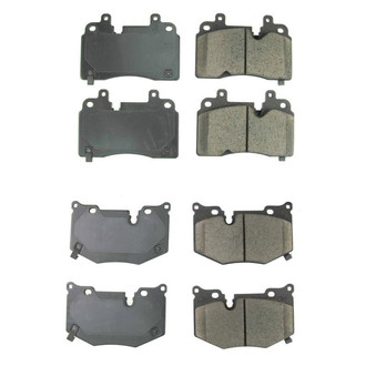 PowerStop® - Z16 Evolution Clean Ride Ceramic Front and Rear Disc Brake Pad Set