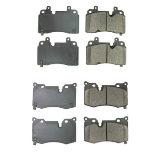PowerStop® - Z16 Evolution Clean Ride Ceramic Front and Rear Disc Brake Pad Set