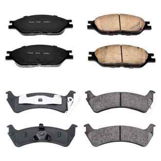 PowerStop® - Z16 Evolution Clean Ride Ceramic Front and Rear Disc Brake Pad Set