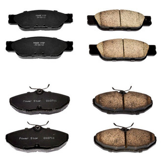 PowerStop® - Z16 Evolution Clean Ride Ceramic Front and Rear Disc Brake Pad Set