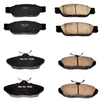 PowerStop® - Z16 Evolution Clean Ride Ceramic Front and Rear Disc Brake Pad Set