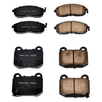 PowerStop® - Z16 Evolution Clean Ride Ceramic Front and Rear Disc Brake Pad Set