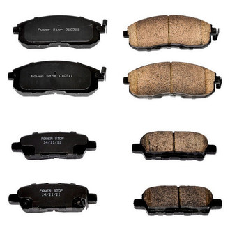 PowerStop® - Z16 Evolution Clean Ride Ceramic Front and Rear Disc Brake Pad Set