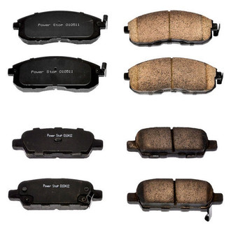 PowerStop® - Z16 Evolution Clean Ride Ceramic Front and Rear Disc Brake Pad Set