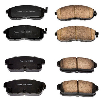 PowerStop® - Z16 Evolution Clean Ride Ceramic Front and Rear Disc Brake Pad Set