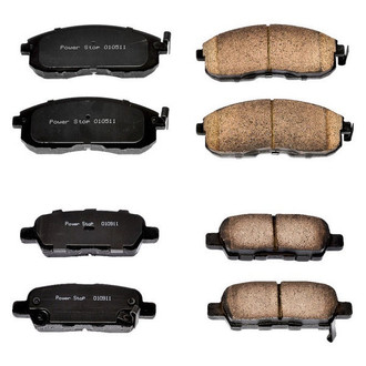PowerStop® - Z16 Evolution Clean Ride Ceramic Front and Rear Disc Brake Pad Set