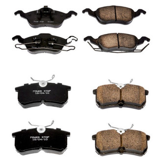 PowerStop® - Z16 Evolution Clean Ride Ceramic Front and Rear Disc Brake Pad Set