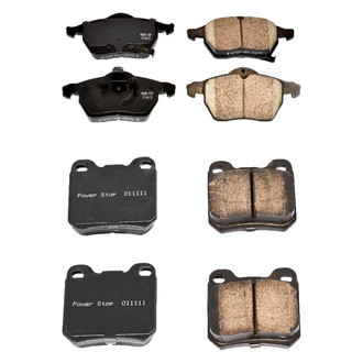 PowerStop® - Z16 Evolution Clean Ride Ceramic Front and Rear Disc Brake Pad Set
