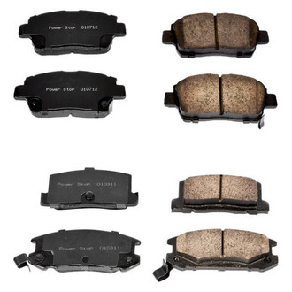 PowerStop® - Z16 Evolution Clean Ride Ceramic Front and Rear Disc Brake Pad Set