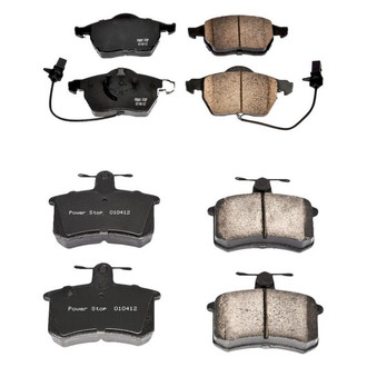 PowerStop® - Z16 Evolution Clean Ride Ceramic Front and Rear Disc Brake Pad Set