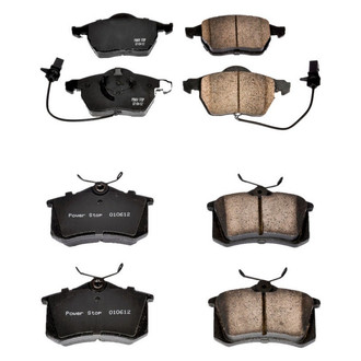 PowerStop® - Z16 Evolution Clean Ride Ceramic Front and Rear Disc Brake Pad Set