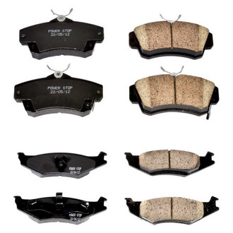 PowerStop® - Z16 Evolution Clean Ride Ceramic Front and Rear Disc Brake Pad Set