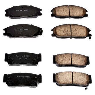 PowerStop® - Z16 Evolution Clean Ride Ceramic Front and Rear Disc Brake Pad Set