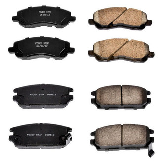 PowerStop® - Z16 Evolution Clean Ride Ceramic Front and Rear Disc Brake Pad Set