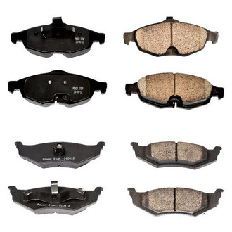 PowerStop® - Z16 Evolution Clean Ride Ceramic Front and Rear Disc Brake Pad Set