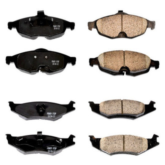 PowerStop® - Z16 Evolution Clean Ride Ceramic Front and Rear Disc Brake Pad Set