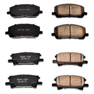PowerStop® - Z16 Evolution Clean Ride Ceramic Front and Rear Disc Brake Pad Set