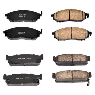 PowerStop® - Z16 Evolution Clean Ride Ceramic Front and Rear Disc Brake Pad Set