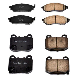 PowerStop® - Z16 Evolution Clean Ride Ceramic Front and Rear Disc Brake Pad Set