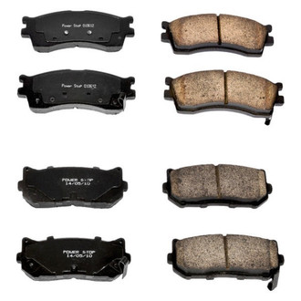 PowerStop® - Z16 Evolution Clean Ride Ceramic Front and Rear Disc Brake Pad Set