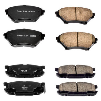 PowerStop® - Z16 Evolution Clean Ride Ceramic Front and Rear Disc Brake Pad Set
