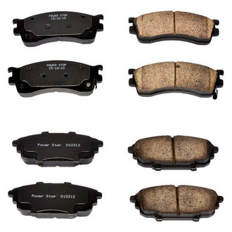 PowerStop® - Z16 Evolution Clean Ride Ceramic Front and Rear Disc Brake Pad Set