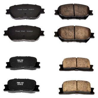 PowerStop® - Z16 Evolution Clean Ride Ceramic Front and Rear Disc Brake Pad Set