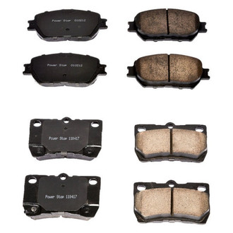 PowerStop® - Z16 Evolution Clean Ride Ceramic Front and Rear Disc Brake Pad Set