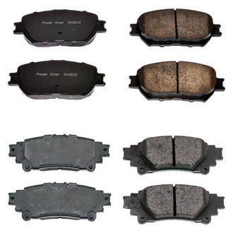 PowerStop® - Z16 Evolution Clean Ride Ceramic Front and Rear Disc Brake Pad Set