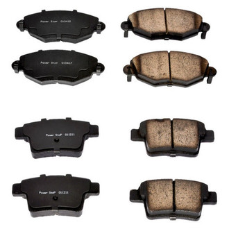 PowerStop® - Z16 Evolution Clean Ride Ceramic Front and Rear Disc Brake Pad Set
