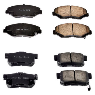 PowerStop® - Z16 Evolution Clean Ride Ceramic Front and Rear Disc Brake Pad Set