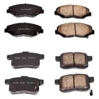 PowerStop® - Z16 Evolution Clean Ride Ceramic Front and Rear Disc Brake Pad Set