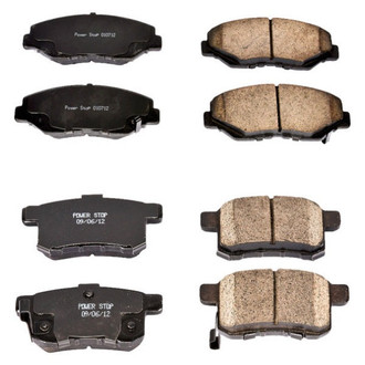 PowerStop® - Z16 Evolution Clean Ride Ceramic Front and Rear Disc Brake Pad Set