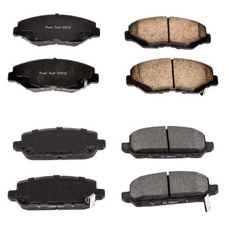 PowerStop® - Z16 Evolution Clean Ride Ceramic Front and Rear Disc Brake Pad Set