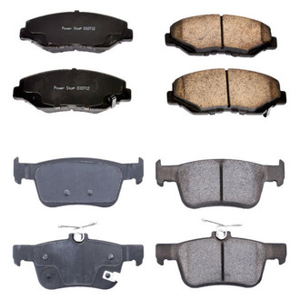 PowerStop® - Z16 Evolution Clean Ride Ceramic Front and Rear Disc Brake Pad Set