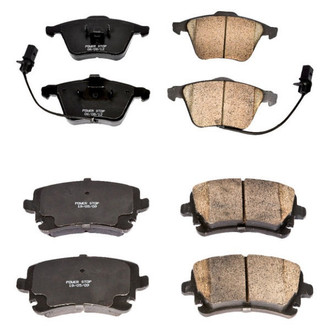 PowerStop® - Z16 Evolution Clean Ride Ceramic Front and Rear Disc Brake Pad Set