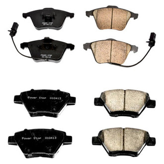 PowerStop® - Z16 Evolution Clean Ride Ceramic Front and Rear Disc Brake Pad Set