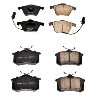 PowerStop® - Z16 Evolution Clean Ride Ceramic Front and Rear Disc Brake Pad Set