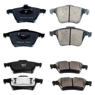PowerStop® - Z16 Evolution Clean Ride Ceramic Front and Rear Disc Brake Pad Set
