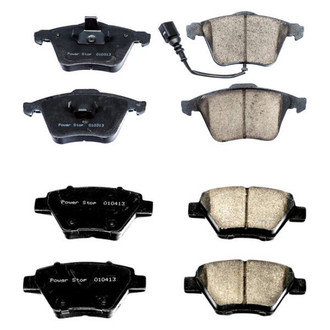 PowerStop® - Z16 Evolution Clean Ride Ceramic Front and Rear Disc Brake Pad Set