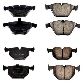 PowerStop® - Z16 Evolution Clean Ride Ceramic Front and Rear Disc Brake Pad Set